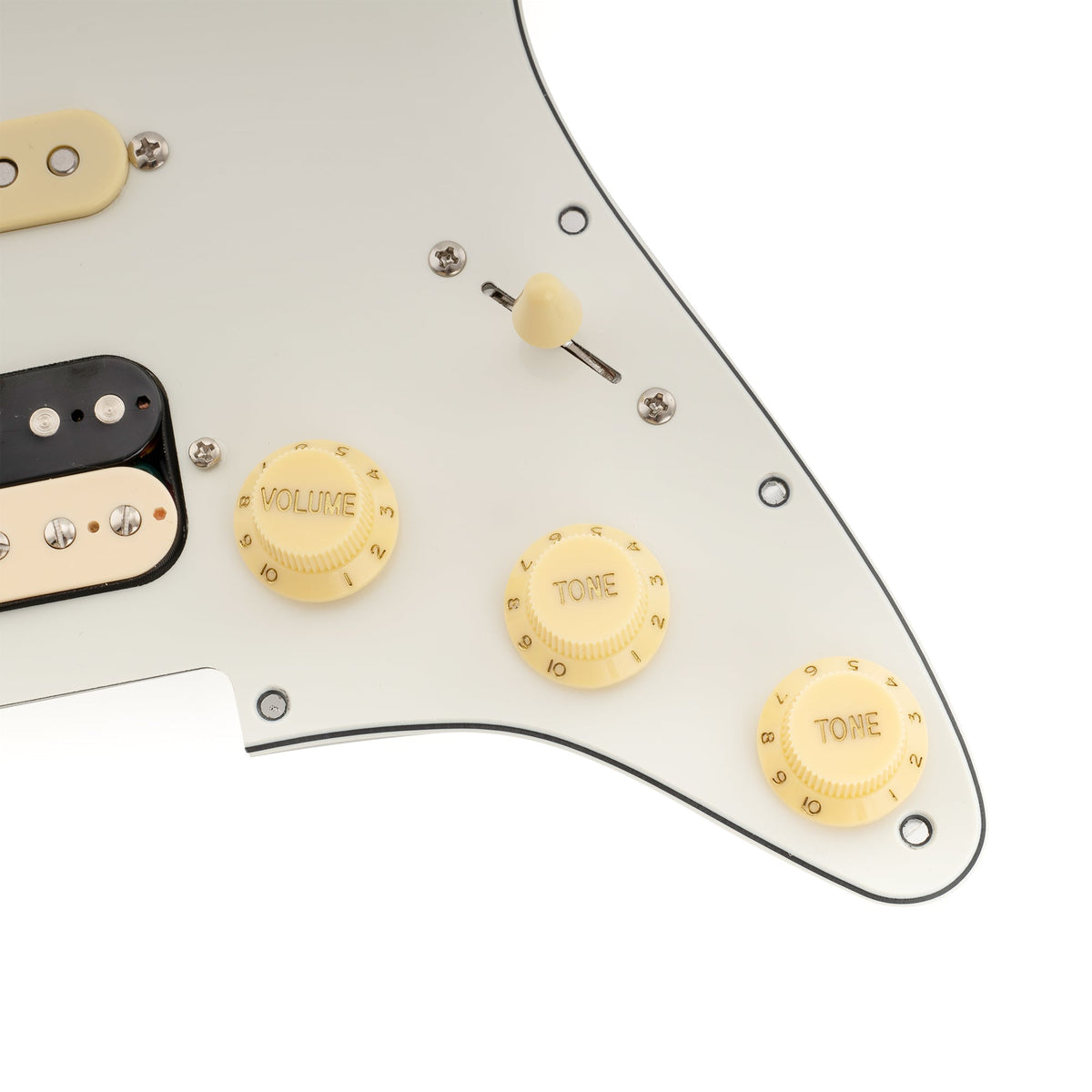 Musiclily Pro-SE ST-HSS-60SE Pre-wired Pickguard with Alnico 5 Pickups 5-Way Switch for Strat Style Electric Guitar