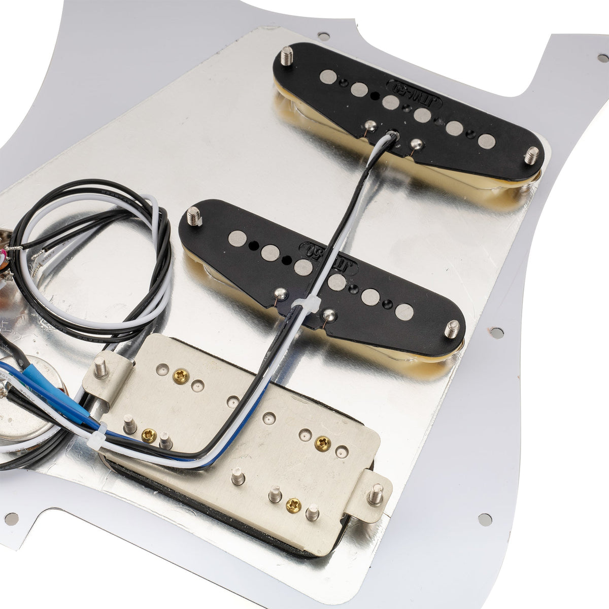 Musiclily Pro-SE ST-HSS-60SE Pre-wired Pickguard with Alnico 5 Pickups 5-Way Switch for Strat Style Electric Guitar