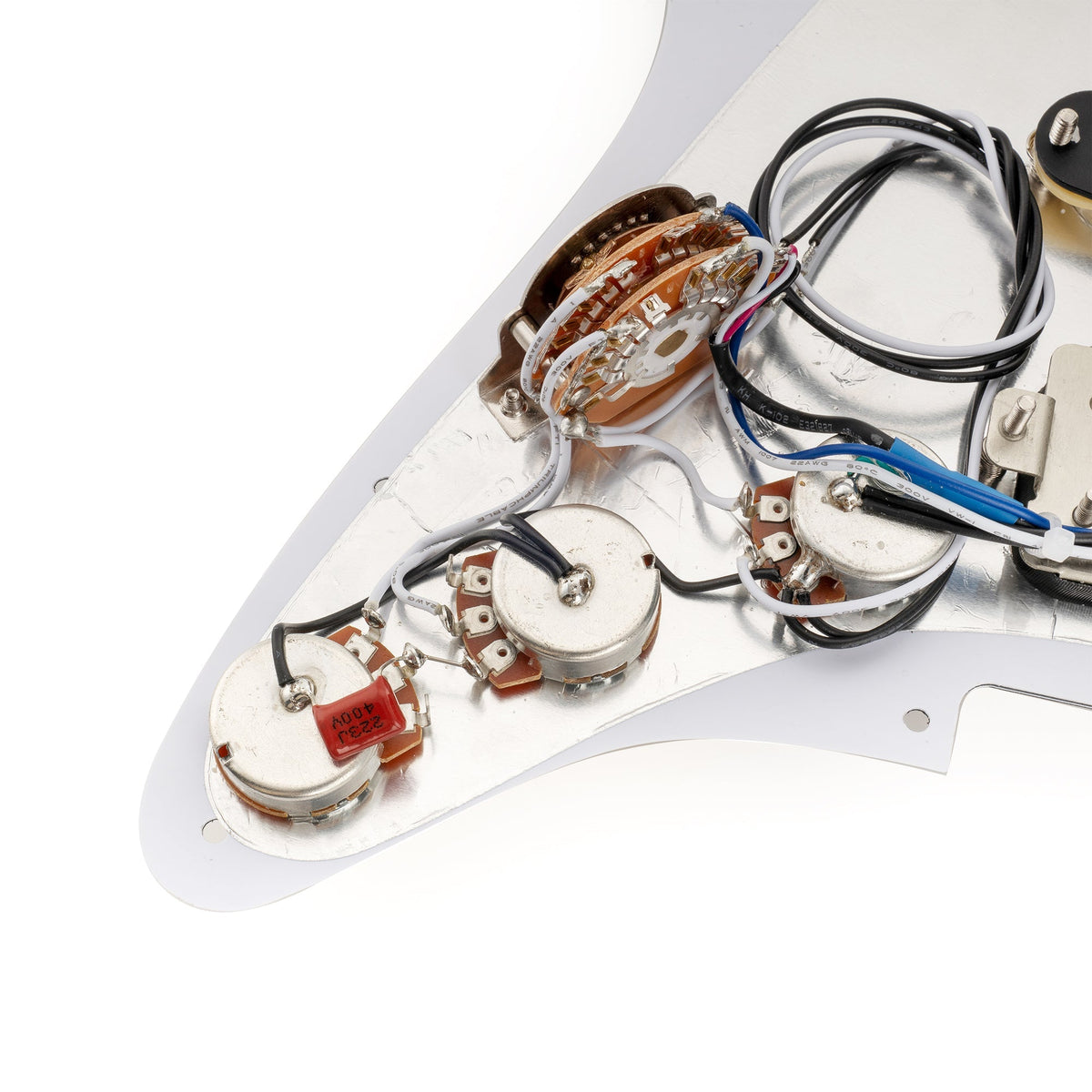 Musiclily Pro-SE ST-HSS-60SE Pre-wired Pickguard with Alnico 5 Pickups 5-Way Switch for Strat Style Electric Guitar