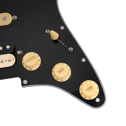 Musiclily Pro-SE ST-HSS-60SE Pre-wired Pickguard with Alnico 5 Pickups 5-Way Switch for Strat Style Electric Guitar