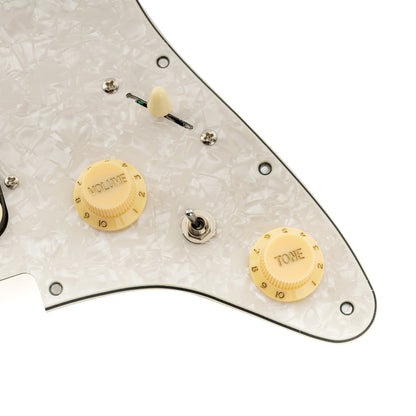 Musiclily Pro-SE ST-HH-OMHA Pre-wired Pickguard with Alnico 5 Humbuckers Mini Toggle Switch for Strat Style Electric Guitar