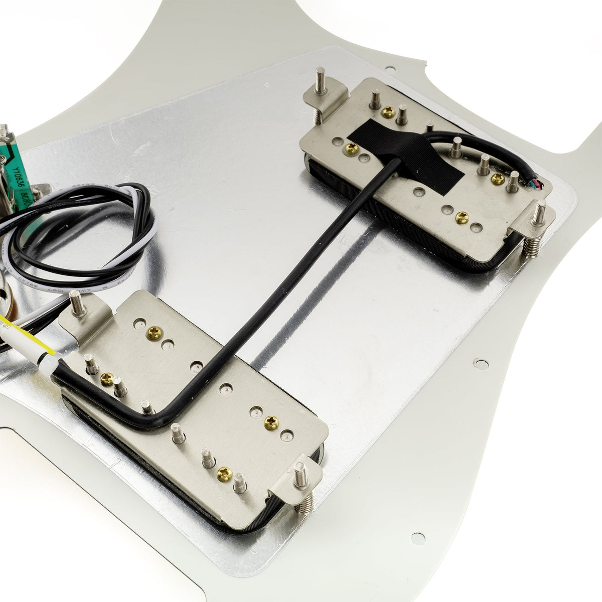 Musiclily Pro-SE ST-HH-OMHA Pre-wired Pickguard with Alnico 5 Humbuckers Mini Toggle Switch for Strat Style Electric Guitar