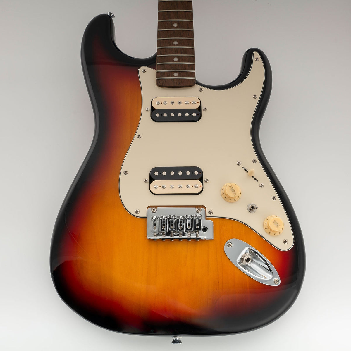 Musiclily Pro-SE ST-HH-OMHA Pre-wired Pickguard with Alnico 5 Humbuckers Mini Toggle Switch for Strat Style Electric Guitar