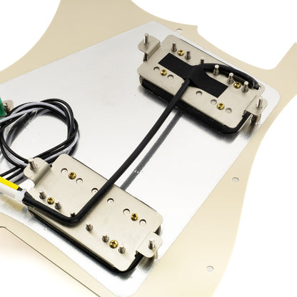 Musiclily Pro-SE ST-HH-OMHA Pre-wired Pickguard with Alnico 5 Humbuckers Mini Toggle Switch for Strat Style Electric Guitar