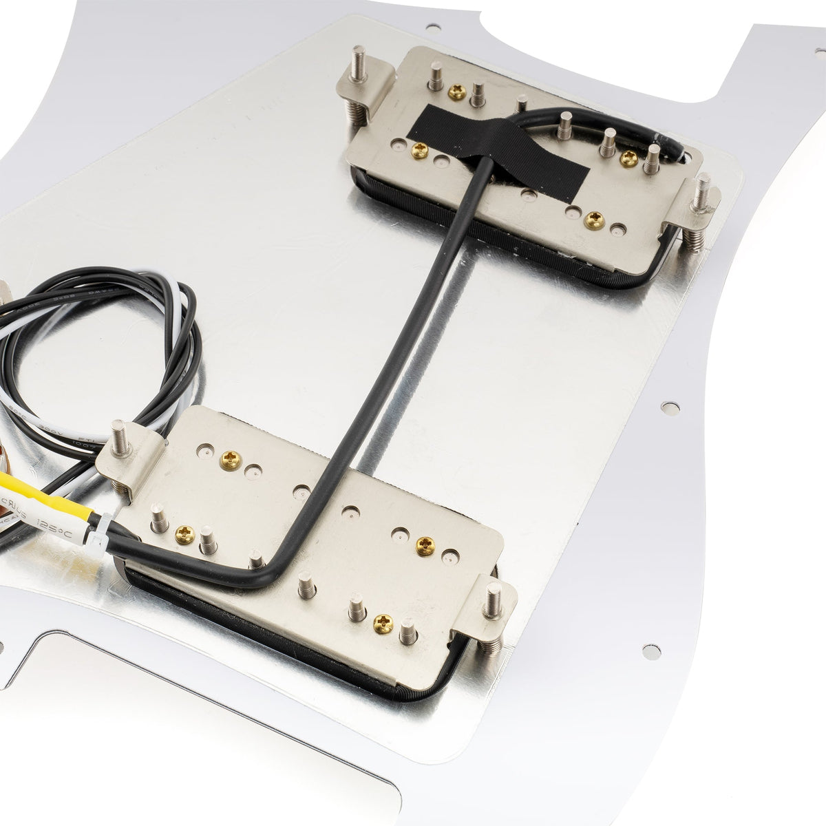 Musiclily Pro-SE ST-HH-OMHA Pre-wired Pickguard with Alnico 5 Humbuckers Mini Toggle Switch for Strat Style Electric Guitar