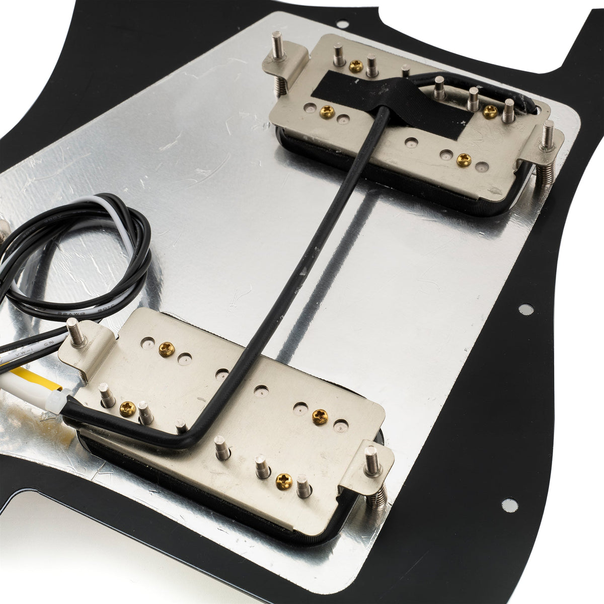 Musiclily Pro-SE ST-HH-OMHA Pre-wired Pickguard with Alnico 5 Humbuckers Mini Toggle Switch for Strat Style Electric Guitar