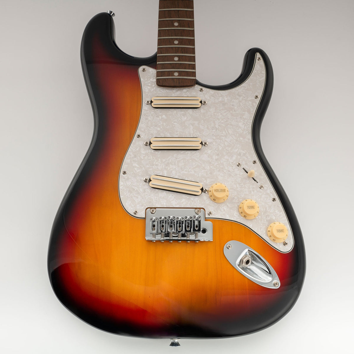 Musiclily Pro-SE ST-DPHA Pre-wired SSS Pickguard with Alnico 5 Mini Rail Humbucker for Strat Style Electric Guitar