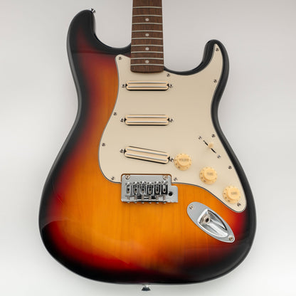 Musiclily Pro-SE ST-DPHA Pre-wired SSS Pickguard with Alnico 5 Mini Rail Humbucker for Strat Style Electric Guitar
