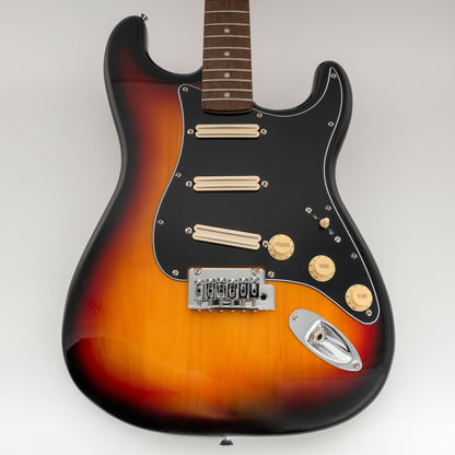 Musiclily Pro-SE ST-DPHA Pre-wired SSS Pickguard with Alnico 5 Mini Rail Humbucker for Strat Style Electric Guitar