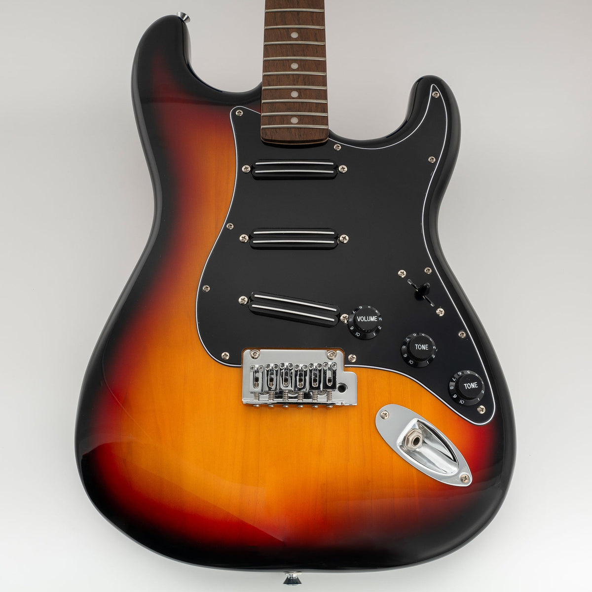 Musiclily Pro-SE ST-DPHC Pre-wired SSS Pickguard with Ceramic Mini Rail Humbucker for Strat Style Electric Guitar