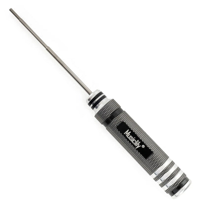 Musiclily Pro High Speed Steel 5/64 Inch or Metric 2mm Hex Screwdriver Hex Key Wrench for Guitar Bass Bridge Saddles or Knobs Adjustment