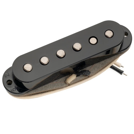 Musiclily Pro ST-FAT50S Staggered Alnico 5 Single Coil Neck Pickup for Strat Style Electric Guitar