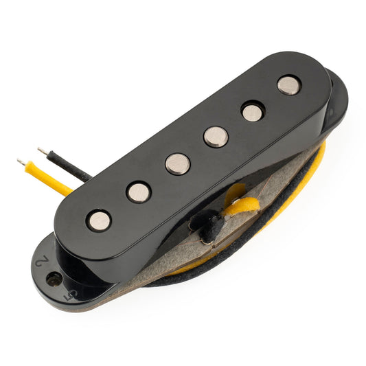 Musiclily Pro ST-FAT60S Staggered Alnico 2 Single Coil Middle Pickup for Strat Style Electric Guitar