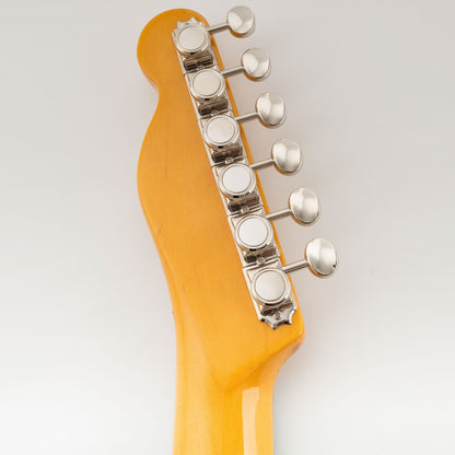 Musiclily Ultra R18T-14 6-in-line 18:1 Ratio Semi Closed Vintage Hybrid Style Staggered Locking Machine Heads Tuners with Oval Button for Fender Squier Strat Tele Style Electric Guitar