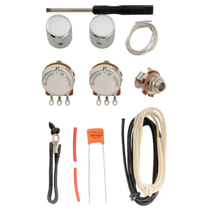 Musiclily Pro Electric Bass DIY Wiring Kit Upgrade for American Style Precision Bass with 2A Pots