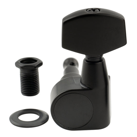 Musiclily Pro R18T-15 Single 18:1 Ratio 1-Pin Full Sealed Machine Head Treble Side Tuner Tuning Peg Key with Big Hex Button for Taylor Style Acoustic Guitar