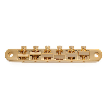Kluson USA 52mm Replacement Non-Wired ABR-1 Tune-O-Matic Bridge with Brass Saddles for Gibson LP SG Style Electric Guitar
