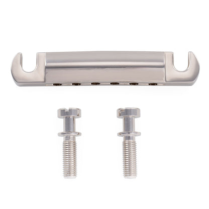 Kluson USA 52mm Zinc Stop Tailpiece with Steel Studs for Gibson LP SG Style Electric Guitar