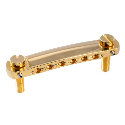 Kluson USA 52mm Zinc Wraparound Stop Tailpiece Bridge with Intonation Screws Steel Studs for Gibson LP SG Style Electric Guitar